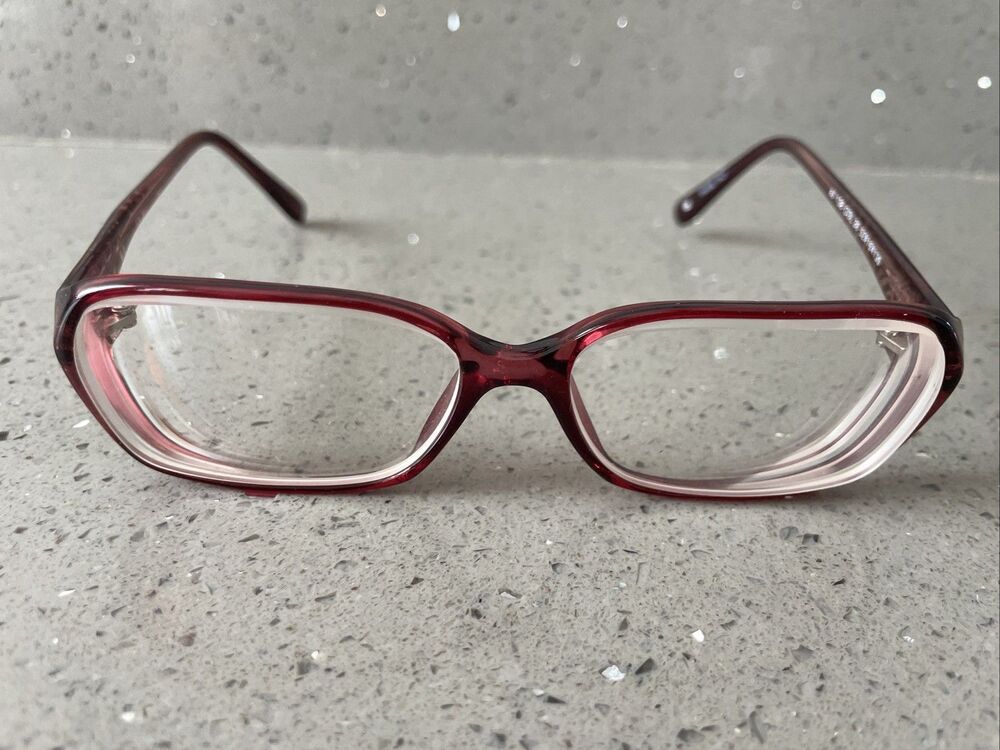 Alan J Eyeglasses Frames ONLY AJ 138 Col 30 Full Rim  52-16-135 Italy pink purpl